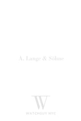 A. Lange & Sohne Grand 1 Moon Phase 139.021 Watch